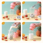 Taşınabilir Pipetli Bardak Blender - 5