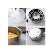 Paslanmaz Çelik Yemek Saklama Kabı Seti thumbnail 3