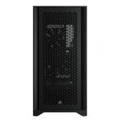CORSAIR CC-9011200-WW 4000D AIRFLOW TEMPERLI CAM YAN PANEL MID TOWER BILGISAYAR KASASI SIYAH - 2