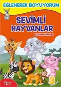 Sevimli Hayvanlar Boyama Kitabı - 1