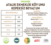 Taş Değirmenden Organik Organik Atalık Ekmeklik Köy Unu - Kepeksiz Beyaz Un - 10 Kilo thumbnail 2