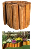 Pinoxi Ahşap Sınır Bordür Toprak Yükseltme Saksı Bordür Çit 20Cm x 150 Cm - 1