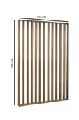 Pinoxi 150Cm x 280Cm Ahşap Çıtalı Paravan Oda Ayırıcı Seperatör Duvar Dekor 150Cm x 280Cm - 2