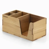 Woodsaka - Kayın Masaüstü Organizer - 4