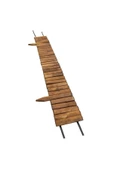Pinoxi Ahşap Sınır Kazıklı Bordür Toprak Yükseltme Saksı Bordür Çit 20Cm x 150 Cm - 3