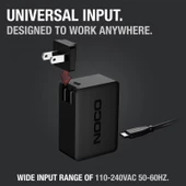 Noco Boost X 65W USB-C Sarj Cihazi GBX45/55/75/155 - 3