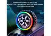 Platoon PL-4598 BT+TF+FM+TWS+USB TYPE-C Girişli Işıklı Lastik Speaker (G2389) - 2