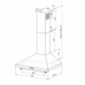 GL General GLD 022RK Rustik 60 cm Krem Davlumbaz - 2