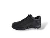 Modesa 265 Erkek Siyah Hakiki Deri Lastik Bağcıklı Kauçuk Taban Ayakkabı thumbnail 3