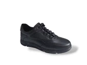 Modesa 265 Erkek Siyah Hakiki Deri Lastik Bağcıklı Kauçuk Taban Ayakkabı thumbnail 4