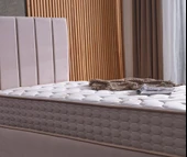 Yatakcım Bonita Baza + Başlık + Yatak Set (3 lü set) Bej - 4