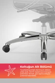 Samurai Ergonomik Koltuk | Bel Destekli, Tekerlekli, Yükseklik Ayarlı, Deri Yönetici Koltuğu -F.2.1.49 - 5