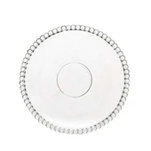 Porsima Girona 6'lı Cam Çay Tabağı Dayanıklı Cam Çay Tabağı 11,5cm Tabak Bardak Altı - 4