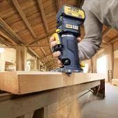 CAT DX82B 18Volt Şarjlı Kömürsüz 6mm Devir Ayarlı Profesyonel Avuç İçi El Frezesi Formika Tıraşlama (Akü Dahil Değildir) - 8