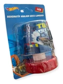 Nisa Luce Lisanslı Led Mini Abajur Hot Wheels 2x1,5 Ledli Pilli Gece Lambası - 1