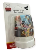 Nisa Luce Lisanslı Led Mini Abajur Mickey Mouse 2x1,5 Ledli Pilli Gece Lambası - 1