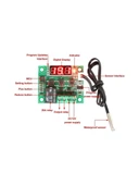 W1209 Dijital Termostad , Kuluçka Termostatı , Akvaryum Termostatı - 3