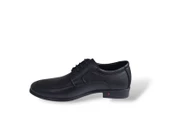 Zerhan 199 Erkek Siyah Bağcıklı Hakiki Deri Klasik Hafif Taban Ayakkabı thumbnail 3