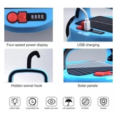 Powergold PG-200 USB ve Solar Şarjlı Acil Durum Lambası Çadır Kamp Feneri - 4