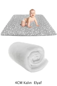 RevuBaby Bebek Çocuk Oyun  Halısı  Bebek Oyun Parkı Matı Minderi Aktivite Halısı - 4