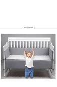 RevuBaby 4 Parça Beşik Kenar Koruyucu  Bebek Çocuk  Yatak kenar  Yumuşatıcı 70x130 CM - 2