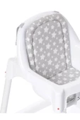 RevuBaby Portatif Mama Sandalyesi Minderi  Mama Sandalyesi Yumuşatıcı Gri Yıldızlar - 2