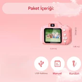 Çift Lens Selfie Kamera Dijital Çocuk Kamerası 20MP  1080P HD - 5
