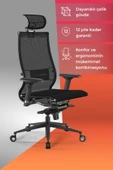 Metta Samurai Ergonomik Fileli Yönetici Koltuğu / Ofis Sandalyesi - 30.3.15.AA - 1