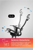 Metta Samurai Ergonomik Fileli Yönetici Koltuğu / Ofis Sandalyesi - 30.3.15.AA - 3