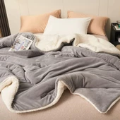 Sherpa Polar Battaniye Çift Taraflı Çift Kişilik 220x240 cm - 1