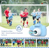 QASUL Selfie Çocuk Kamerası En İyi Doğum Günü Hediyeleri  Dijital Video Kamera Fotoğraf Makinesi - 4