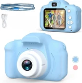 QASUL Selfie Çocuk Kamerası En İyi Doğum Günü Hediyeleri  Dijital Video Kamera Fotoğraf Makinesi - 1