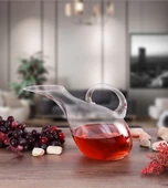 Paşabahçe Vino Yatık Eğik Kesim Kulplu Şarap Karafı El İmalatı Sürahi - 1750cc, 20888 - 1