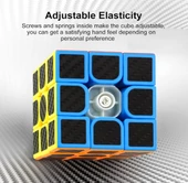 3X3X3 PROFESSIONAL SPEED CUBE CARBON FIBER - KARBON FİBER PROFESYONEL RUBİK ZEKA SABIR KÜPÜ - 4