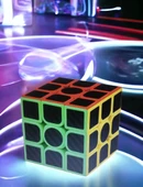 3X3X3 PROFESSIONAL SPEED CUBE CARBON FIBER - KARBON FİBER PROFESYONEL RUBİK ZEKA SABIR KÜPÜ - 1