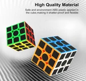 3X3X3 PROFESSIONAL SPEED CUBE CARBON FIBER - KARBON FİBER PROFESYONEL RUBİK ZEKA SABIR KÜPÜ - 6