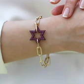 Yıldız Apm Taşlı Trend Gold Bileklik thumbnail 1