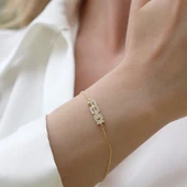 F Model Gümüş Bileklik thumbnail 1