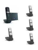 Gigaset Analog & Ip 5 Dahili Dect Telsiz Kablosuz Telefon Santrali AS690IP-A690 - 1