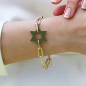 Yıldız Apm Taşlı Trend Gold Bileklik thumbnail 7