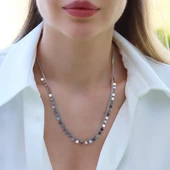 Kare Trend Pul Gümüş Kolye thumbnail 3