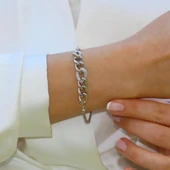 Taşlı Gurmet Gümüş Bileklik thumbnail 1