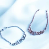 Taşlı Gurmet Gümüş Bileklik thumbnail 5