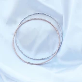 Dövme 2mm 7cm Ajda Gümüş Bilezilk thumbnail 5