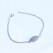 Mekik Taşlı Gümüş Bileklik thumbnail 3