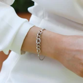 Taşlı Gurmet Gümüş Bileklik thumbnail 2