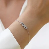 F Model Gümüş Bileklik thumbnail 7