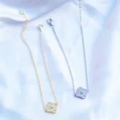 Yonca Taşlı Gümüş Bileklik thumbnail 4