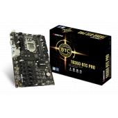 Biostar TB360-BTC PRO Ver.6x 8.9.Nesil LGA 1151 DDR4 2666 M.2 12li Ekran Girişi HDMI Mining Anakart - 1