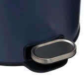 5five Simply Smart Delta Metal Pedallı 30 LT Çöp Kutusu Petrol Mavisi - 6